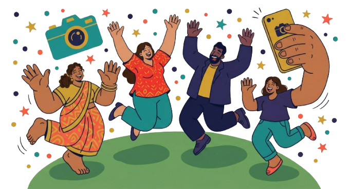 Shared photo albums with Lumhe Moments